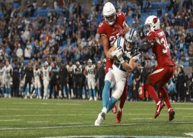 Mayfield pinpoints picture-perfect TD pass to McCaffrey 