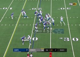 Jason Witten and Antonio Hamilton's cleats somehow get locked together on freak play