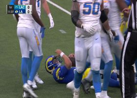 Chris Rumph II lassos Rypien to turn for Chargers' first sack