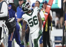 Quincy Williams lays the boom on Cook to prevent a first down