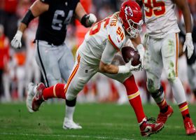 George Karlaftis recovers fumble after Michael Danna's strip-sack of Stidham
