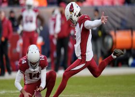 Matt Prater's 50-yard FG puts Cardinals ahead at halftime