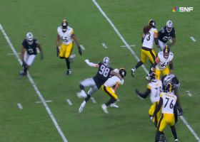 Maxx Crosby greets Pickett in pocket for third-down sack