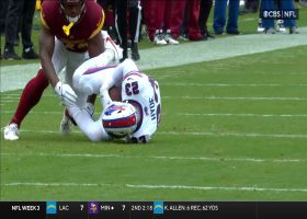 Micah Hyde reads Howell's eyes like a book on INT