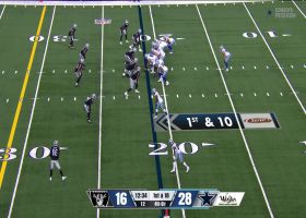 Grier drops a sideline dime to Tyron Johnson for 29 yards