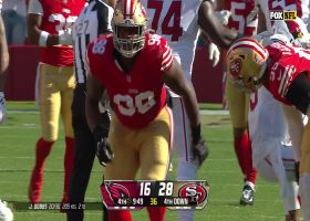 Javon Hargrave corrals Dobbs for 49ers' first sack of game