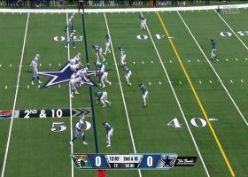 DaVon Hamilton collapses pocket to sack Cooper Rush