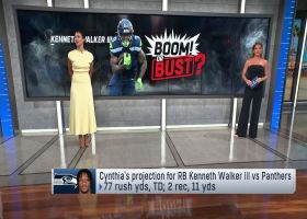 Cynthia Frelund projects players stats in Week 3