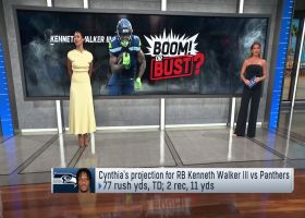 Cynthia Frelund projects players stats in Week 3