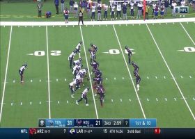 No-look strip? Cunningham punches ball from Henry for key turnover