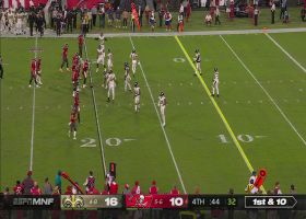 Julio Jones Mosses Alontae Taylor at critical moment to get Bucs to 5-yard line on final drive
