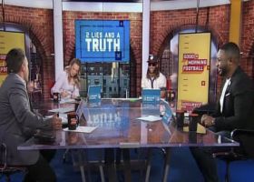 'GMFB' plays 'two lies and a truth' with RB Aaron Jones