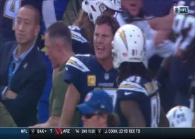 Philip Rivers reacts to Broncos' fake punt