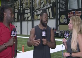 Mark Ingram II on Dennis Allen's presence at Saints camp, explains why he changed to No. 5 jersey