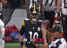Trubisky steps up and takes off for 24-yard scramble