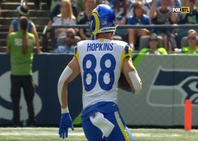 Brycen Hopkins breaks loose on 21-yard catch and run