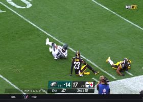 Wentz drops pinpoint pass in the bucket to Arcega-Whiteside for 37 yards