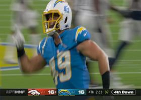 Drue Tranquill corrals Russell Wilson for clutch second sack of night