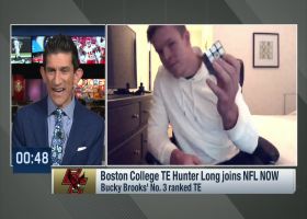 Boston College TE Hunter Long solves Rubik's Cube in 47 seconds