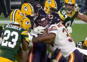 Packers stuff Fields' fourth-and-goal plunge for turnover on downs