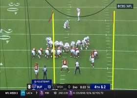 Tyler Bass drills 32-yard FG to cap off his third successful FG of half