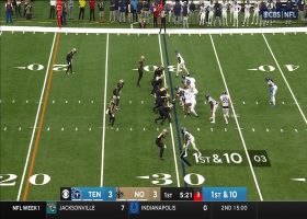 DeAndre Hopkins' first catch as a Titan goes for 15-yard gain
