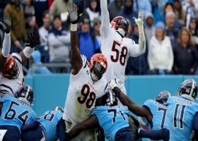 Giardi: D.J. Reader made 'huge impact' in his return for Bengals vs. Titans