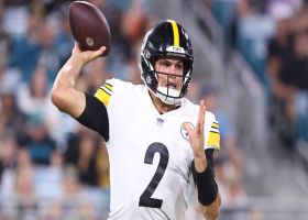 Rudolph calmly connects with Warren for 13-yard gain on third down
