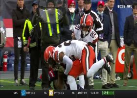 Kendrick Bourne makes a spectacular grab for a 48-yard catch and run