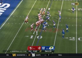 Rams sniff out 49ers' screen pass for sack on Jimmy G