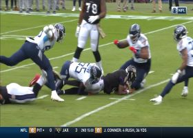 Lamar Jackson can't escape Titans D inside red zone