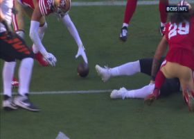 Clelin Ferrell sparks 49ers' red-zone takeaway vs. Irv Smith Jr.