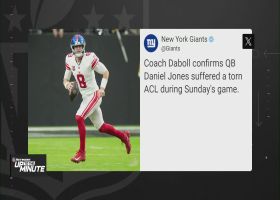 Pelissero: Daniel Jones suffered torn ACL, will miss rest of 2023 season