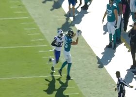 Can't-Miss Play: Dan Arnold's twisting toe-tap grab goes for 28 yards