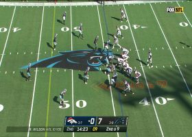 Brian Burns overpowers Quinn Meinerz en route to sack of Wilson
