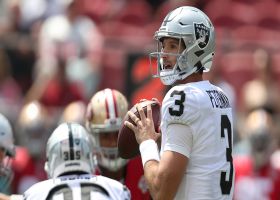 Nathan Peterman channels Mahomes on 32-yard cross-body strike