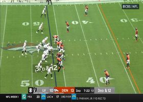 Garoppolo dots Adams just past sticks on third-and-12