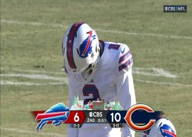 Another Tyler Bass kick taken away from uprights by the wind