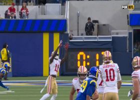 Aiyuk's 25-yard catch and run gives 49ers shot at FG to end half