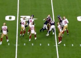 Kurt Hinish plants Trey Lance into ground for 7-yard sack