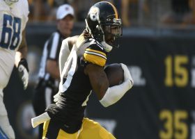 Cameron Sutton reads Tim Boyle's eyes on INT