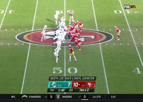 Christian Wilkins overpowers 49ers OL for TFL on McCaffrey