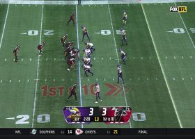 Taylor Heinicke dots Mack Hollins for 18-yard connection via crossing route