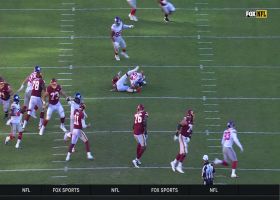 Alex Smith's throw lands in Blake Martinez's lap for INT after RB falls down