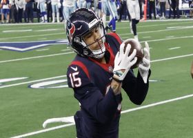 Can't-Miss Play: Chris Moore's remarkable one-handed catch nets 36-yard gain on Mills' deep ball