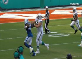 Brissett coughs up the football on strip-sack by Stewart