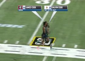 James Cook, brother Dalvin Cook are neck-and-neck in 40-yard dash | Simulcam
