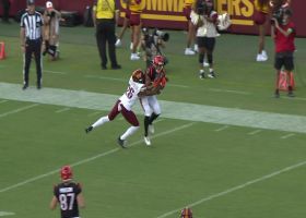 Andrei Iosivas' back-shoulder catch looks clinical on 25-yard pickup
