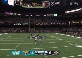 Brandon McManus' 43-yard FG extends Jags' lead to 17-6 before halftime