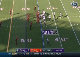 Porter Gustin recovers Ravens' fumbled exchange for key turnover
